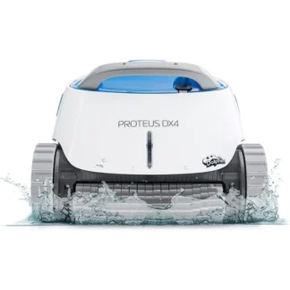 Dolphin Proteus DX4 Aspirador robótico automático para piscina, escalada en paredes, cepillo para fregar línea de agua