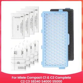 Filtros de aspiradora A20M Filtros HEPA y filtros de motor para Compact C1 y C2, Complete C2 y C3, S8340, S4000, S5000