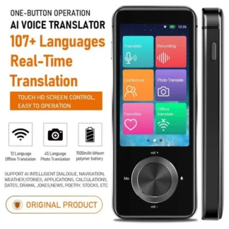 Dispositivo traductor de idiomas M9, traductor inteligente de 107 idiomas nacionales, voz en tiempo Real, grabación, dispositivo de traducción de texto