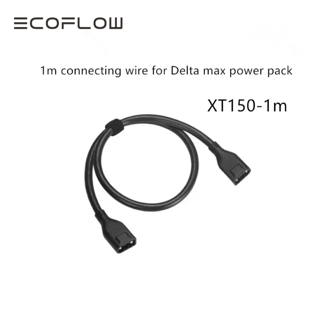 Ecoflow-Cable de conexión Delta Max XT150, 1m, para acampar al aire libre, cómodo de llevar