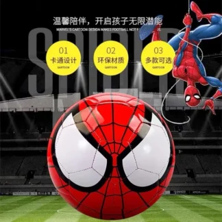 Disney-balón de fútbol Spider-man número 3 y 5, juego de entrenamiento para estudiantes, fútbol de Pvc, regalo de cumpleaños para estudiantes, Juguetes