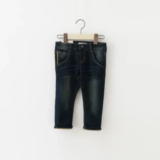 Pantalones vaqueros de estilo sólido para bebé, Jeans elásticos suaves para niño y niña, ropa para recién nacido de 6 a 36M, color negro