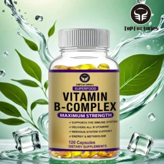 Cápsulas complexas diarias de vitamina B para hombres y mujeres mejoran la función neurológica y cognitiva suplementos de alta potencia
