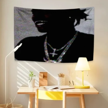 Tapiz Ken Rapper Carsons, cubierta de álbum de música del gran caos, póster, decoración colgante de pared para dormitorio, dormitorio universitario, decoración del hogar, Meme F