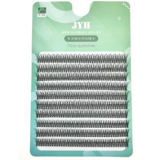 Pestañas postizas de un solo grupo esponjosas, abanicos de volumen prefabricados, pestañas individuales segmentadas, cola de pez Natural, pestañas falsas para extensión de ojos