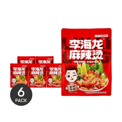 Malatang-olla caliente picante, 13,67 oz, 387,00g x 6 paquetes, 6 paquetes