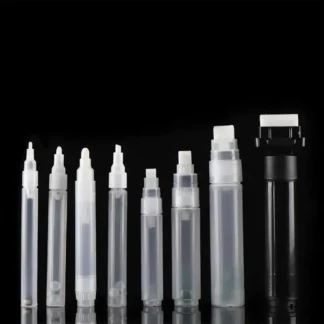 Barra vacía de plástico para bolígrafos, tubos de 3mm, 5mm, 6,5mm, 8mm y 10mm para grafiti, rotuladores de tiza líquida, accesorios para bolígrafos de pintura, 1 piezas