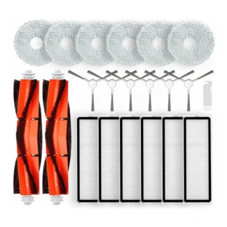 Piezas para Robot aspirador Xiaomi S10 + / S10 Plus, cepillo principal, cepillo lateral, filtro Hepa, paño de fregona