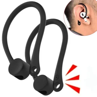 Ganchos de ajuste seguro para AirPods 1, 2, 3 Pro, accesorios de protección para auriculares inalámbricos de silicona, antipérdida gancho para la oreja, 3 o 1 par