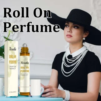 ROXELIS Roll On Perfume Perfume de bola para mujer Ropa de viaje Fragancia concentrada y duradera Fragancia corporal Perfume ligero
