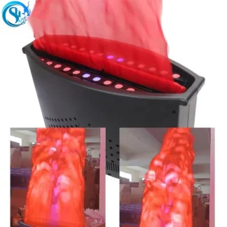 Luces LED RGB de efecto simulado, efecto de llama de seda de Navidad, luces de escenario con Control remoto para Dj, club nocturno, máquina de llama, nuevo