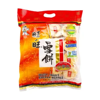 WANT Shelly Senbei-Paquete Familiar de Cascanueces de arroz, salado y dulce, 6 paquetes de 18,34 oz * 6 paquetes