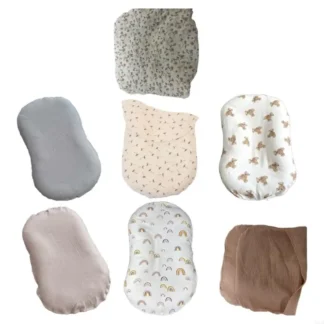 Hoja algodón y transpirable Cuna Safe & Gentle Cuna Sheet para cuna bebé A2ub