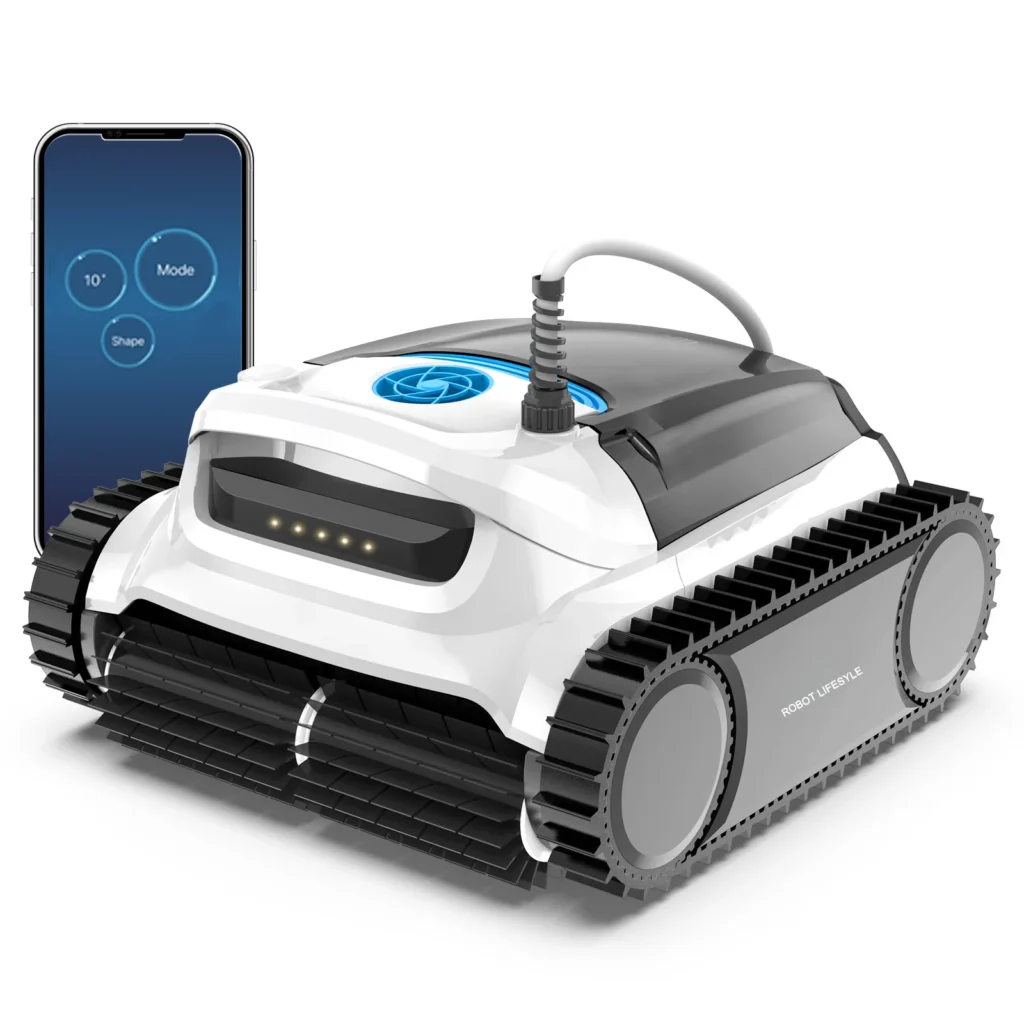 Aspirador de piscina con Cable flotante de 18m, Robot, máquina de limpieza de piscinas, Motor sin escobillas WY360