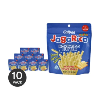 CALBEE-palitos de patata CALBEE JagaRico, Hokkaido sabor a mantequilla, 2,05 oz * 10 paquetes, 10 paquetes
