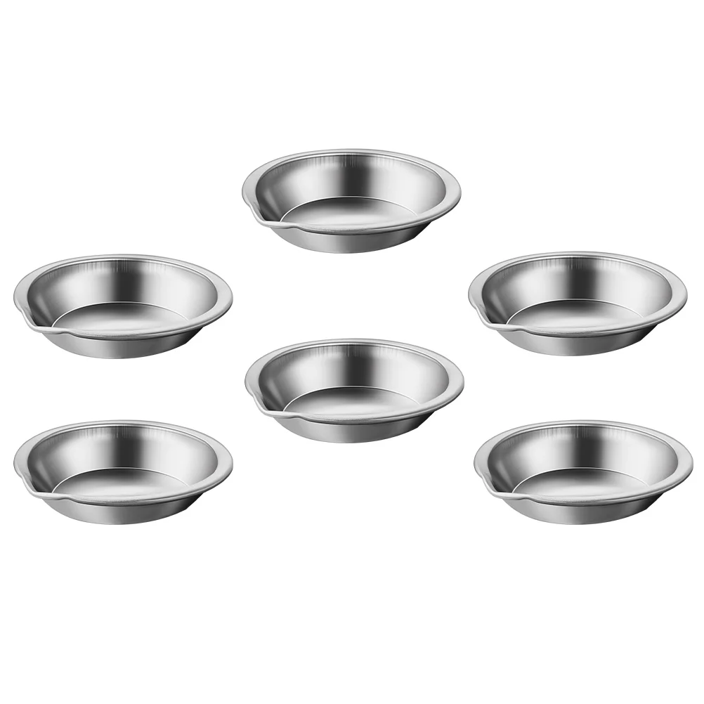 Paleta de boca para verter, placa de acuarela multifuncional, bandejas de pintura escolar, herramienta de acero inoxidable, accesorio para niños, 6 uds.