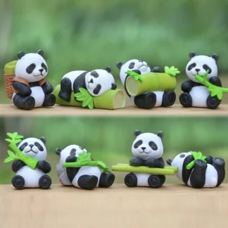 Nueva caja ciega de moda hecha a mano, muñeca de la serie Panda de trabajo duro, adorno de escritorio de Animal bonito a la moda, juguetes de regalo pequeños