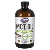 Aceite MCT vainilla y avellana 473 ml de aceite - NOW Foods