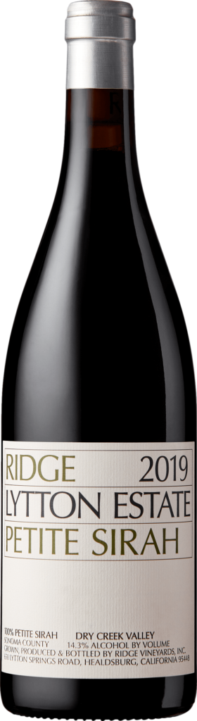 Ridge Lytton Estate Petite Sirah 2019