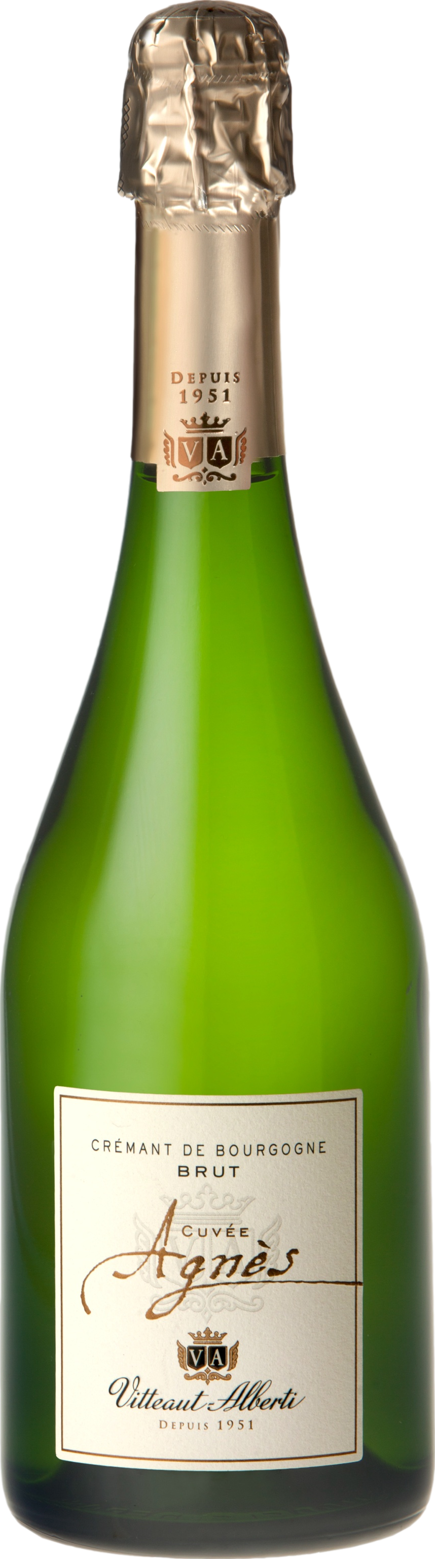 Vitteaut-Alberti Cremant de Bourgogne Cuvee Agnes Blanc de Blancs Brut