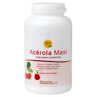 Acerola Maxi 150 comprimidos (Frutos rojos) - Nature et Partage