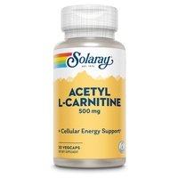 Acetil L-Carnitine 30 caps vegetales de 500mg Solaray