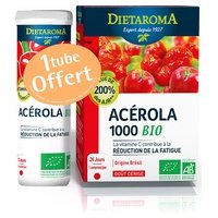 Acerola 1000 Cherry Orgánico 24 comprimidos (Cereza) - Dietaroma