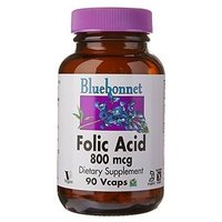 Ácido Fólico 90 cápsulas de 800μg - Bluebonnet