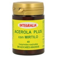 Acerola Plus con Mirtilo 40 comprimidos - Integralia