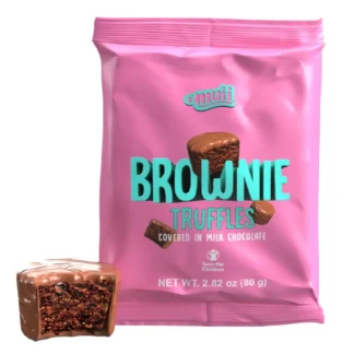 Trufas de Brownie en picaduras 2,8 oz (Caja de 20)