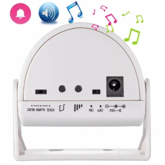 32 canciones Bienvenido timbre infrarrojo timbre inalámbrico volumen ajustable timbre de puerta PIR detector de movimiento alarma para tienda de hogar
