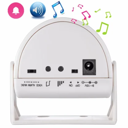 32 canciones Bienvenido timbre infrarrojo timbre inalámbrico volumen ajustable timbre de puerta PIR detector de movimiento alarma para tienda de hogar