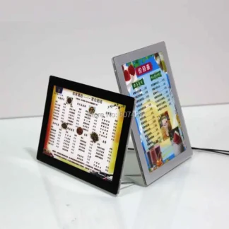 Marcos de carteles de cajas de luz de panel frontal magnético de un solo lado A3, soportes de exhibición de carteles iluminados de pie gratis