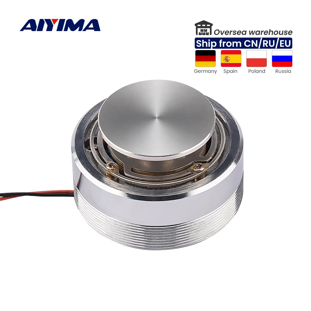 1 Unid Aiyima 2 Pulgadas Altavoz de la Resonancia de Vibración Fuerte Louderspeaker Todas Las Frecuencias de Graves Cuerno Altavoces 50mm 4 Ohm 25 W