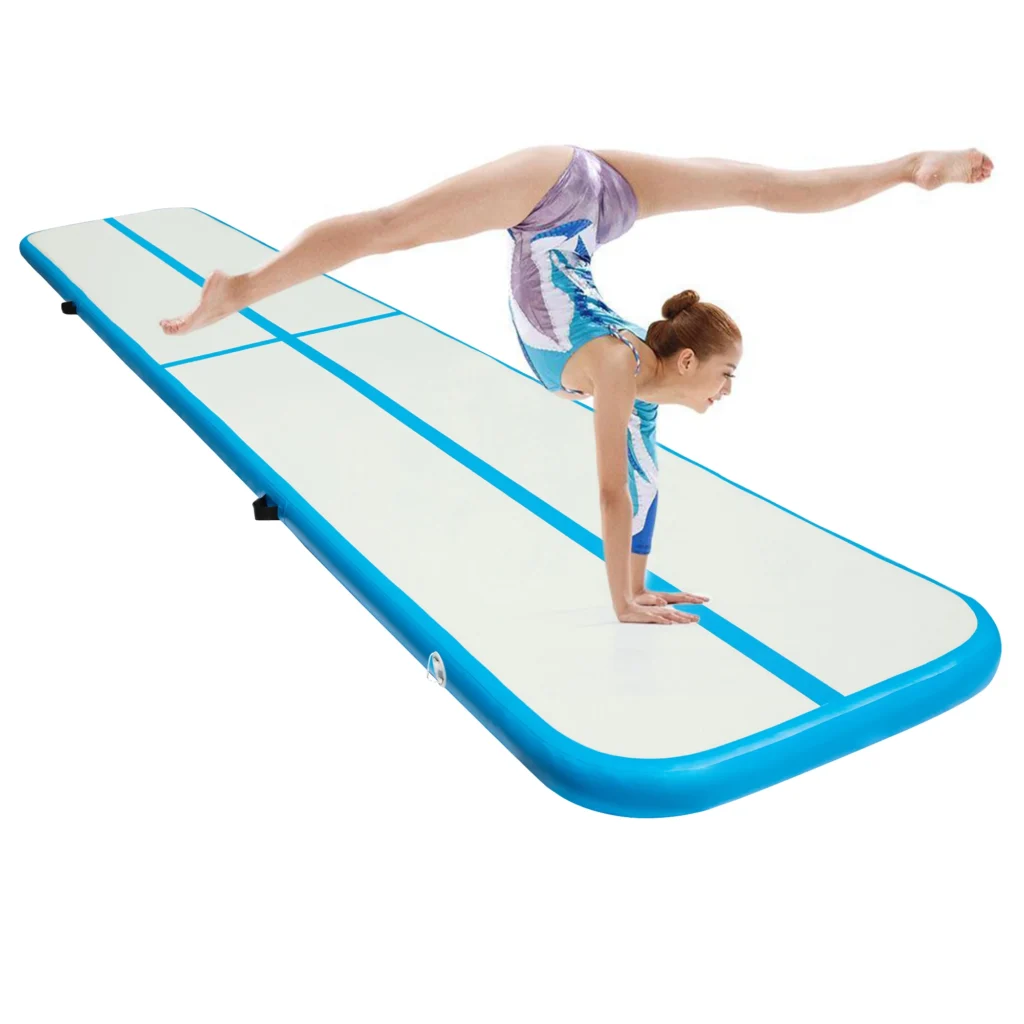 Esterilla de Yoga para gimnasia, pista de aire de entrenamiento, esterilla inflable de aterrizaje de animadoras, Taekwondo, ejercicio, 4M