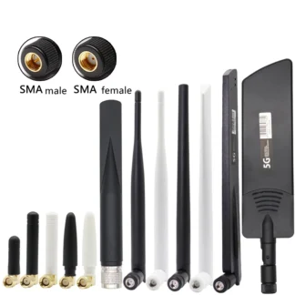 Para RM505Q-AE RM502Q-GL RM500Q-GL EM9190 EM9191 5G 4G antena 35-40DBi alta ganancia frecuencia completa Omnidireccional SMA-J externo