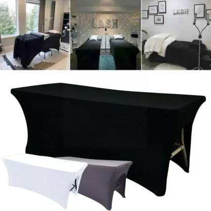 Funda de cama de masaje para salón de belleza, lámina para masaje, cubierta de mesa de Spa, colcha suave pura, Mesa de Color transpirable, K4I8