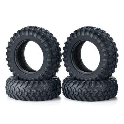 4 Uds neumáticos de goma 42X15mm neumático de rueda para Kyosho mini-z 4X4 SUZUKI Jimny coche trepador de control remoto piezas mejoradas