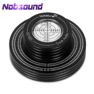 Nobsound-estabilizador de disco de vinilo LP, tacómetro, registro de peso, Tocadiscos, nivel de burbuja, 50/60Hz