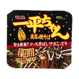 MYOJO Ace-fideos instantáneos japoneses auténticos, Fideos Fritos Ramen Yakisoba con mayoneta de mostaza, 4,76 oz cada uno, 6 paquetes