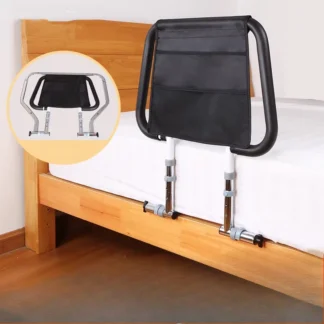 Se adapta a cualquier riel De Cama para ancianos, bolsillo De almacenamiento, riel De Cama plegable, correa De fijación plegable, muebles De Barandilla De Cama Ancianos