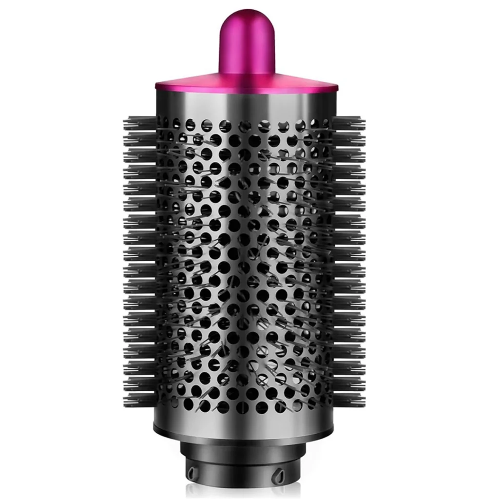 Cepillo voluminizador redondo grande T35C para accesorios Herramienta de fijación de voluminizador de cepillo redondo más grande, rosa