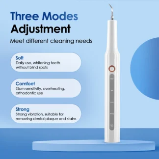 Escalador de cálculo Dental sónico eléctrico, eliminador de sarro, limpiador de manchas de placa, eliminación de blanqueamiento Dental portátil con LED