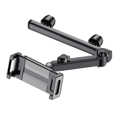 Soporte para tableta con reposacabezas de coche A72P para teléfono/tableta de 6-12,9 pulgadas, soporte telescópico giratorio para tableta para estilo de coche: A