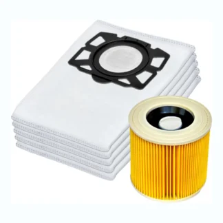 Filtro de bolsas de aspiradora adecuado para KFI 357 KFI357 KA 40 bolsa de repuesto para 2.863-314.0WD2 Plus WD3