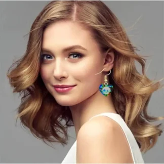 Moldura resina joyas U90E forma corazón espumoso molde molde epoxídico molde