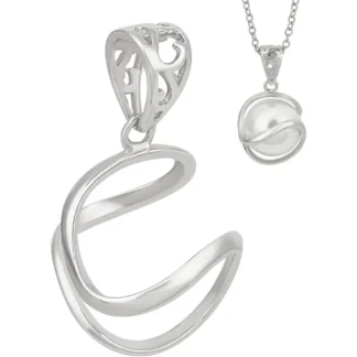 Colgante de platino auténtico chapado en plata de ley 925, ajuste en blanco, cuentas de 10mm, ajustes de colgantes de Metal, kit de fabricación de colgantes hecho a mano