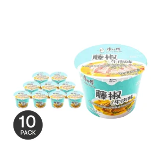 MASTER KONG-fideos instantáneos de pimienta verde Sichuan, sabor a ternera Artificial, 2,84 oz x 10 paquetes, 10 paquetes