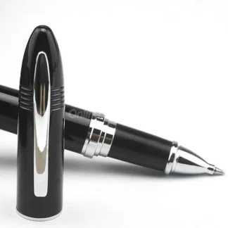 Duke-Bolígrafo de escritura profesional, bolígrafo de Metal negro y plateado, DRP005, 911