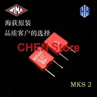 1 Uds MKS2 5MM Alemania WIMA 0,15 uf 0,33 uf 0,47 uf 470nf 680nf 63v 100v 330nf condensador de película hi-fi audio no polar